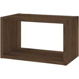 Florence Roomers Walnut Wall Cube Shelf - thumbnail 3