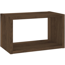 Florence Roomers Walnut Wall Cube Shelf