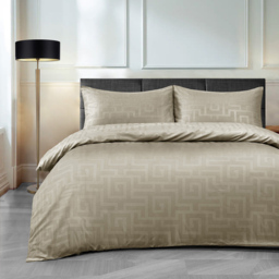 Velosso Helios Super King Size Beige Duvet Set