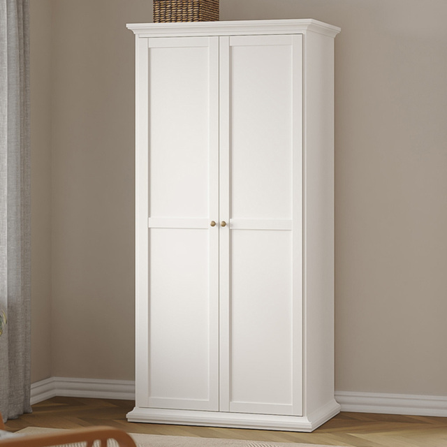 Florence Paris 2 Door White Wardrobe - image 1