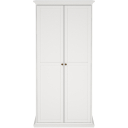 Florence Paris 2 Door White Wardrobe - thumbnail 4