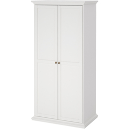Florence Paris 2 Door White Wardrobe - thumbnail 3