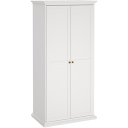 Florence Paris 2 Door White Wardrobe - thumbnail 2