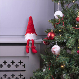 St Helens Long Legged Red Gonk Christmas Decoration 38cm - thumbnail 2