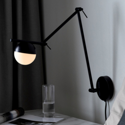 Nordlux Contina Black Wall Light - thumbnail 2