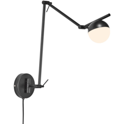 Nordlux Contina Black Wall Light - thumbnail 3