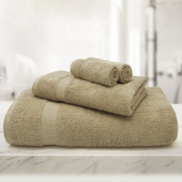 Mayfair Egyptian Cotton Natural Bath Sheet Set of 2 - thumbnail 2