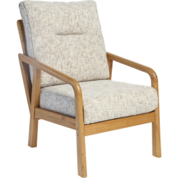 Desser Dubai Light Oak Natural Rattan Farrow Armchair - thumbnail 2