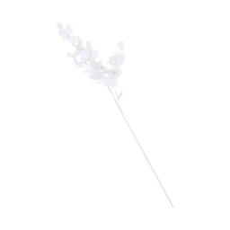 White Silk Eucalyptus Single Stem Artificial Plant 87cm - thumbnail 3