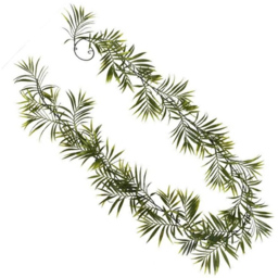 Leaf Palm Fire Retardant Artificial Garland 190cm 6 Pack - thumbnail 3