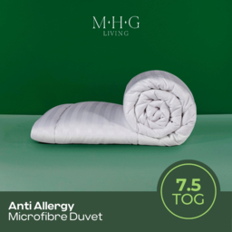 MHG Living White Single Spring Summer Hollowfibre Duvet 7.5 Tog - thumbnail 2