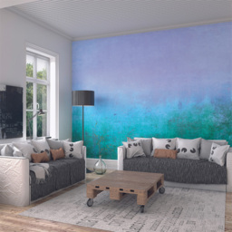 Origin Murals Ombre Gradient Blue Wall Mural - thumbnail 3