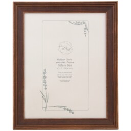 The Port. Co Gallery Haldon Brown Wooden Photo Frame 14 x 11 inch - thumbnail 1
