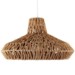 ValueLights Hamilton Woven Natural Easy Fit Pendant Light Shade