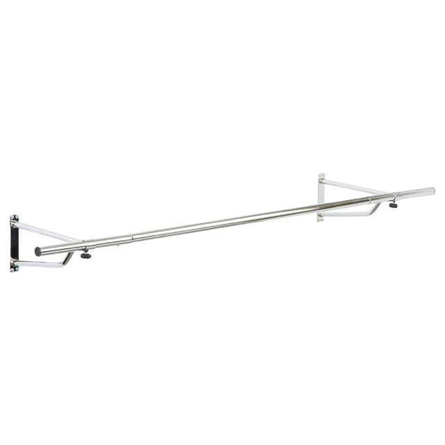 House of Home Silver 4ft Wall-Mounted Clothes Rail - image 1
