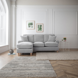 The Victoria 3 Seater Ice Left Hand Chaise Sofa - thumbnail 4