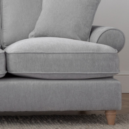 The Victoria 3 Seater Ice Left Hand Chaise Sofa - thumbnail 3
