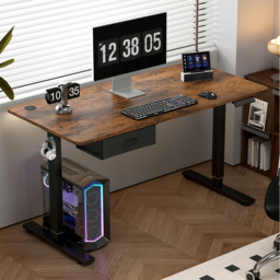 Easton Brown Height Adjustable Standing Electric Computer Desk 100cm