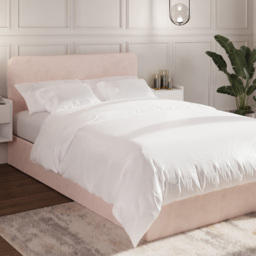 GFW Chiswick Soft Pink Double Ottoman Bed