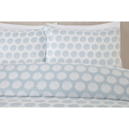 My Home Oceana Shell Blue King Size Reversible Duvet Set - thumbnail 3