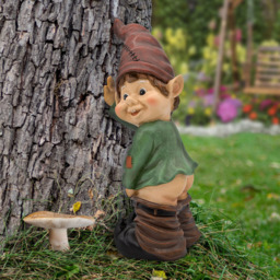 Gardenkraft Naughty Garden Gnome Decoration 34cm - thumbnail 2