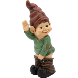Gardenkraft Naughty Garden Gnome Decoration 34cm - thumbnail 4