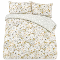 Smart Living Green King Size Elegant Blooms Duvet Set - thumbnail 2