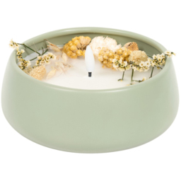 Floral Ceramic LED Candle - thumbnail 4