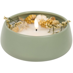 Floral Ceramic LED Candle - thumbnail 2