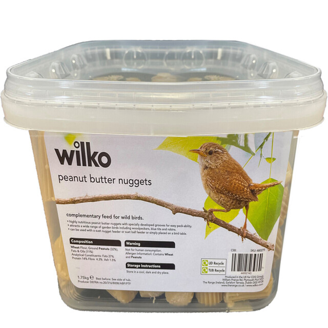 Peanut Butter Nuggets Wild Bird Feed Box 1.75kg