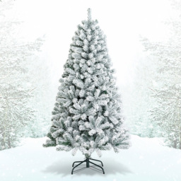 StarBright Snow Flocked Artificial Christmas Tree 6ft - thumbnail 2