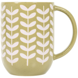Olive Plant Speckled Glazed Mug 545ml - thumbnail 2