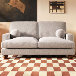 SOLACE+CO Addison Beige 2 Seater Boucle Sofa - thumbnail 1
