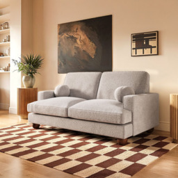 SOLACE+CO Addison Beige 2 Seater Boucle Sofa - thumbnail 4