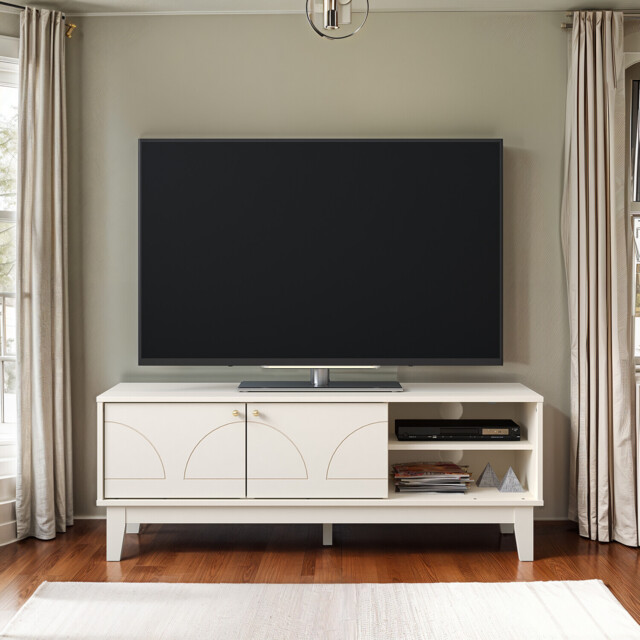 Florence TV Unit - Ivory - image 1