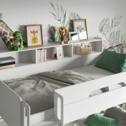 Flair Interstellar White Triple Bunk Bed - thumbnail 2