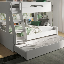 Flair Interstellar White Triple Bunk Bed - thumbnail 3