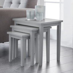 Julian Bowen Cleo Grey Nest of Tables Set of 3