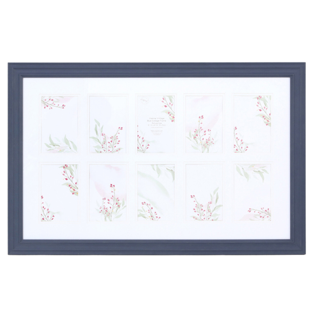 Vienne Vintage Blue Collage Frame - image 1