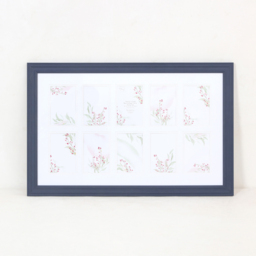 Vienne Vintage Blue Collage Frame - thumbnail 3