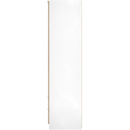 Crowndale Java Slatt Effect and White 2 Door 2 Drawer Tall Mirrored Wardrobe Ready Assembled - thumbnail 3