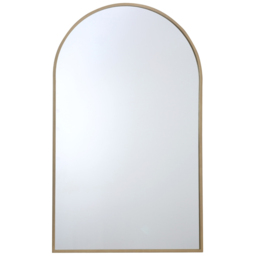 Gold Wide Metal Arch Mirror 180 x 110cm