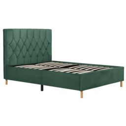 Loxley Green Small Double Fabric Bed - thumbnail 2