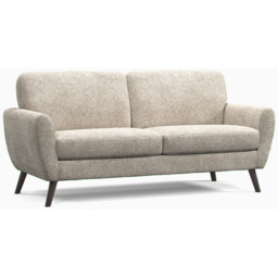 Lara Beige Boucle Linen 3 Seater Sofa - thumbnail 2