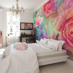 Origin Murals Memories Pink Wall Mural - thumbnail 1