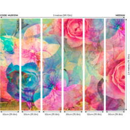 Origin Murals Memories Pink Wall Mural - thumbnail 3