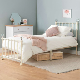Jessica Single Cream Bed - thumbnail 1
