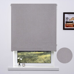 Textured Blackout Roller Blind Beige 120 x 165cm - thumbnail 3
