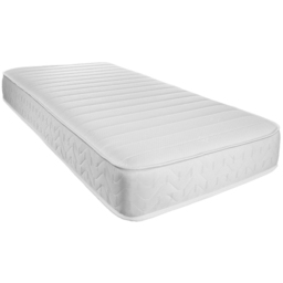 Starlight Beds European Single White Straight Line Hybrid Memory Foam Spring Mattress