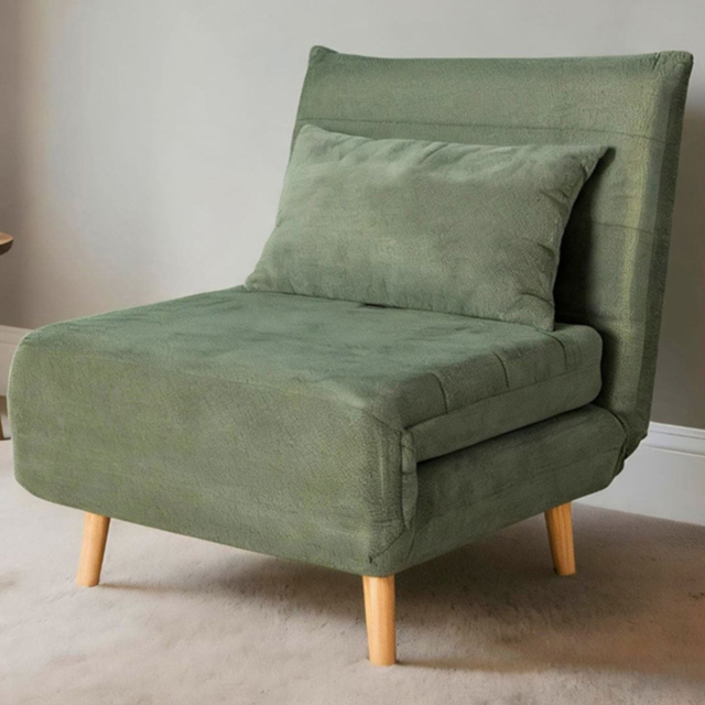 Home Source Lorena Single Green Sofa Bed - image 1